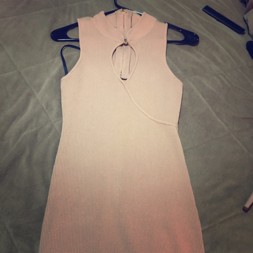 Tan bebe dress
